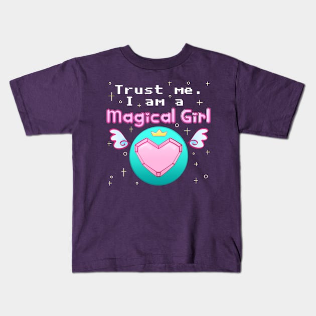 Magical Girl Kids T-Shirt by LaurenPatrick